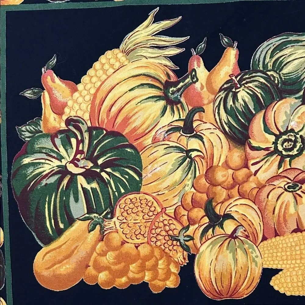 April Cornell for Sur La Table Autumn Harvest Pumpkin Placemats, Set of 6